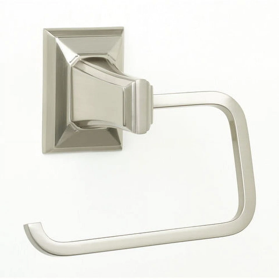 Geometric Designer 5-3/8" Wide Single C-Post Slide On Toilet Paper Holder - Image 1 of 1