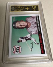 2007 Topps Mickey Mantle Card #MHR425 425 Home Runs Yankees HOF Graded 10