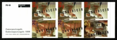 B03 NETHERLANDS 1994 Stampbooklet Summer charity - For the elderly  MNH - Image 1 of 3