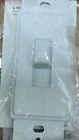 Adaptateur de couverture pour masque électrique Hubbell AD70W à bascule blanc lisse