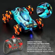 6 wheel mist spray 360° Rotating RC Stunt Car Toy Gifts Presents FOR Chirstams