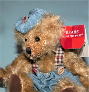 Russ Berrie plush Bears From the Past #100344"Jimbles" NEW, mohair country 7 in - Picture 1 of 5