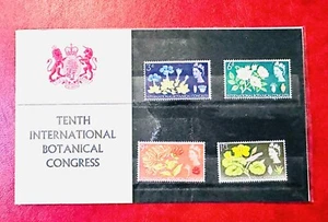 1964 TENTH INTERNATIONAL BOTANICAL CONGRESS ROYAL MAIL PRESENTATION PACK - Picture 1 of 4