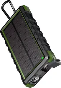 EasyAcc 24000mAh Solar Powerbank Wasserdicht Solar Ladegerät Externer Akku DE - Bild 1 von 8