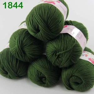Sale New Lot 6ballsx50g Soft Cashmere Silk Velvet Children Hand Knitting Yarn 44 - Picture 1 of 23
