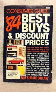 CONSUMER GUIDE FOR BEST BUYS & DISCOUNT PRICES  1984 - Paperback - Picture 1 of 3
