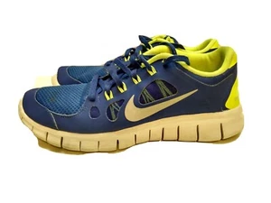 Nike Free 5.0 Boys Sz 7Y Blue Running Shoe Sneaker Athletic 580558-400 Green - Picture 1 of 10