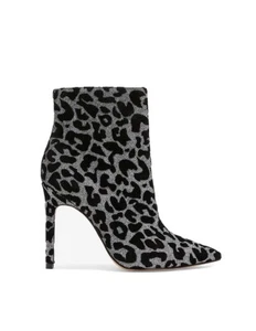 NWT - Express METALLIC LEOPARD MESH HEELED BOOT sz 9 - Picture 1 of 9