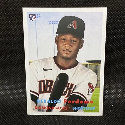2021 TOPPS ARCHIVES GERALDO PERDOMO RC ROOKIE ARIZONA DIAMONDBACKS #51 - Image 1 of 2