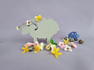 Beton Gießform Schaf Schäfchen Ostern kreativ selber machen Figuren Lamm Scheune - Bild 1 von 3
