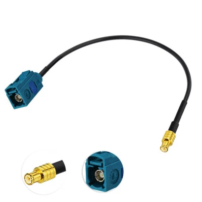 Adapter Cable Fakra Z Female to MCX male RG174 For Car DAB GPS Antenna Wire Wifi - Image 1 of 4