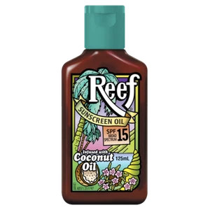 Reef Coconut Sunscreen Oil SPF 15 125mL High Protection Normal or Tanned Skin - Picture 1 of 3
