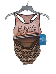 Disney Minnie Mouse 2 Piece Bra & Panty Set - Girls' Size 12 - NEW - Picture 1 of 4