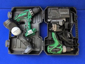 Hitachi DS18DGL DS18DSAL UB18DAL BSL1815X 18V 1/2" Taladro Driver Cargador Batería - Imagen 1 de 10