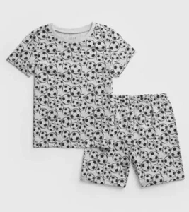 TU Boys Football Shortie Pyjamas T-shirt And Shorts New In Packet - Picture 1 of 2