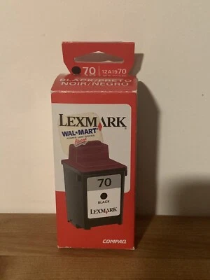 Lexmark 70 #12A19 Black Ink Sealed Cartridge In Open Box - Image 1 of 2