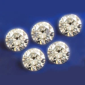 Juego de diamantes blancos 100 % naturales corte redondo elegante de 0,25 quilates con certificado gratuito - Imagen 1 de 1