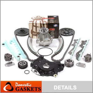 97-02 Ford Lincoln Mercury 4.6L SOHC Cadena de distribución HP-Bomba de aceite GMB Kit de bomba de agua - Imagen 1 de 12