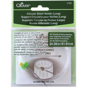 Clover Long Circular Stitch Holder-Sizes 24" To 36"