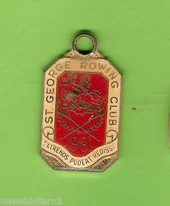 #D242.  1981   ST  GEORGE  ROWING   CLUB  MEMBER  BADGE  #257 - Picture 1 of 1