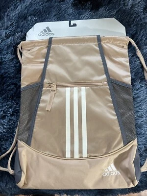 adidas Magic Beige/Off White/ Grey Alliance II Sackpack  (5157804) - NWT - Image 1 of 4