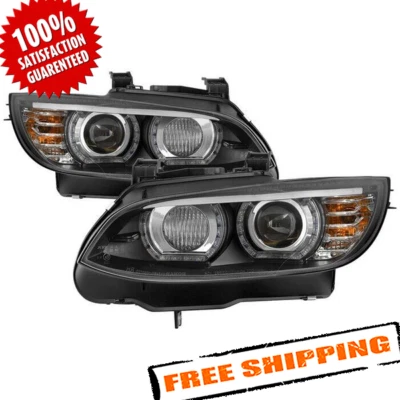 Faros proyectores Spyder Auto 5085184 negros para BMW E92 serie 3 2008-2010 Foto 1 de 4