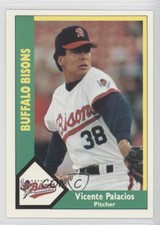 1990 CMC AAA Buffalo Bisons Green Backs Vincente Palacios Vicente Palacios #7