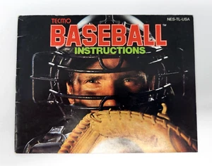 Tecmo Baseball Nintendo NES Instruction Manual NES-TL-USA - Picture 1 of 3