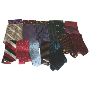 Lot of 16 Men's Vintage Neckties 1960's &70's Silk Poly Acetate and Designers - Picture 1 of 9