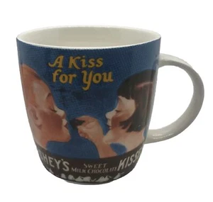 Valentines Mug Hershey's Kisses Coffee Cocoa Mug A Kiss For You Milk Chocolate - Picture 1 of 10