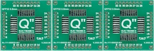 QFP32, LQFP32, TQFP32 0.80mm(0.032") to 4 x IDC1x8 (1.27mm p.ras.) - 3 PCS. [UK] - Picture 1 of 1