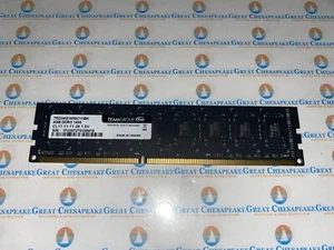 TEAM GROUP TED34G1600C11BK 4GB DDR3 1600 288-pin Desktop PC Memory TESTED! - Picture 1 of 3