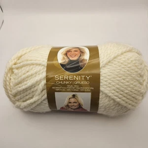 Premier Serenity filato per maglieria grosso - immacolato (bianco/avorio) 3,5 oz nuovo - Foto 1 di 4