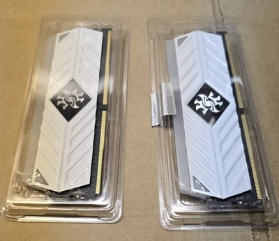 Open Box XPG Spectrix DDR4 3200MHz RGB RAM 16GB KIT (2x8GB)  AX4U320038G16A-BW41 - Image 1 of 3