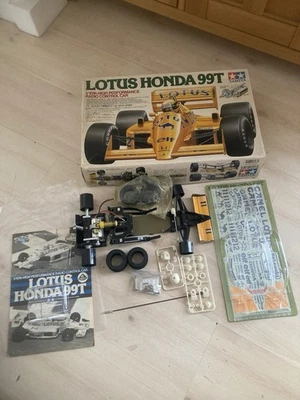 BUILT UNPAINTED TAMIYA 58068 VINTAGE 1/10 RC F-1 F1 LOTUS HONDA 99T AYRTON SENNA - image 1 of 4