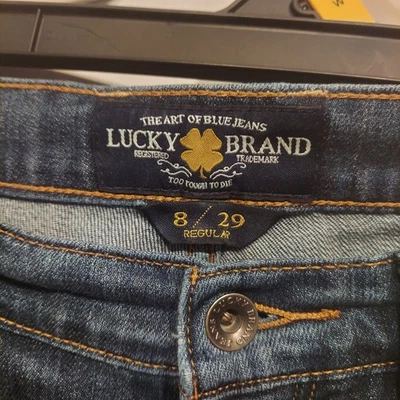 Pantalones de mezclilla para mujer Lucky Brand Easy Rider tiro medio bootcut talla 8/29 Foto 1 de 4