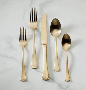 Lenox PORTOLA GOLD - 20-teiliges Besteckset aus Edelstahl - Bild 1 von 1