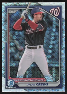 2024 Bowman Chrome #BCP-193 Dylan Crews Prospects Mojo Refractors - Picture 1 of 2