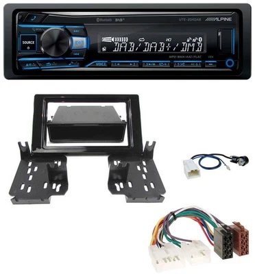 Alpine USB Bluetooth DAB MP3 Autoradio für Toyota Prius (ab 2016) schwarz - Bild 1 von 4