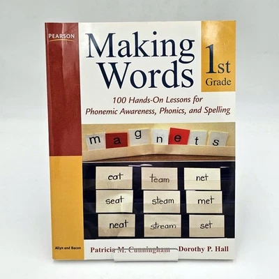 UNMARKED Making Words 1st Grade | Phonics Spelling Homeschool | PB LIKE NEW - Image 1 of 4