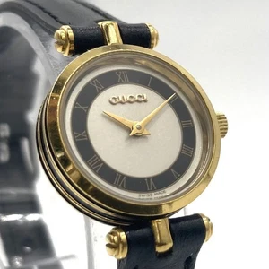 GUCCI Reloj de Cuarzo Redondo Damas Shelly Line Rojo Verde Raya - Imagen 1 de 10
