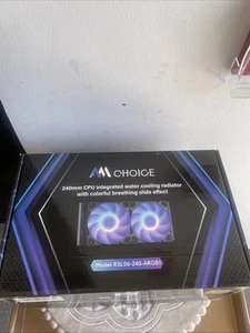 AM Choice 240 Mm CPU Integrated Water Cooling Radiator Model RSL06-240-ARGB1 - Zdjęcie 1 z 6