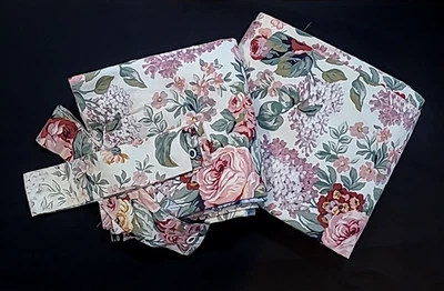 Ralph Lauren * Allison * Floral Rod-pocket Pr. Cortinas/cortina ** Nuevo sin etiquetas Foto 1 de 4