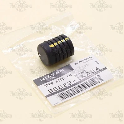 Cojín de tope delantero panel capó parachoques JUKE genuino OEM Nissan 2011-17 65822-1KA0A Foto 1 de 4