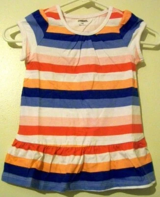 New Gymboree Girls Multi-Colored Striped Shirt Size XS 4 NWT!!! - Image 1 of 2