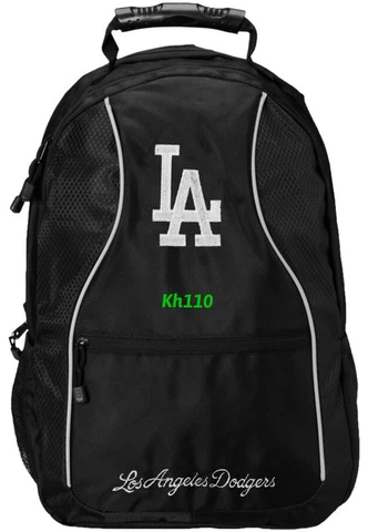 Los Angeles Dodgers MLB Embroidered Logo High End Quality backpack Cover