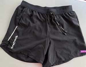 New Nike Women's Running Black Shorts  5" inseam Reflective Trim - Picture 1 of 15