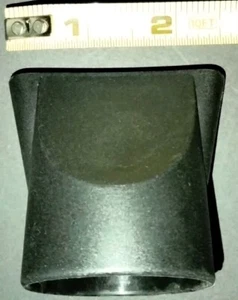 Unbranded Universal Fit Hair Dryer Nozzle Black 2 1/2" Wide 1 1/2" Opening New - Picture 1 of 1