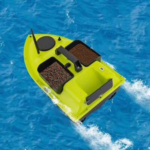 Remote Control Fishing Bait Boat Waterproof Sporting Goods With Night Lights New - Picture 1 of 14