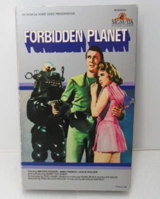 Forbidden Planet 1st Release VHS Tape Big Box Gatefold Horror SciFi Robot 1983 - Image 1 of 4